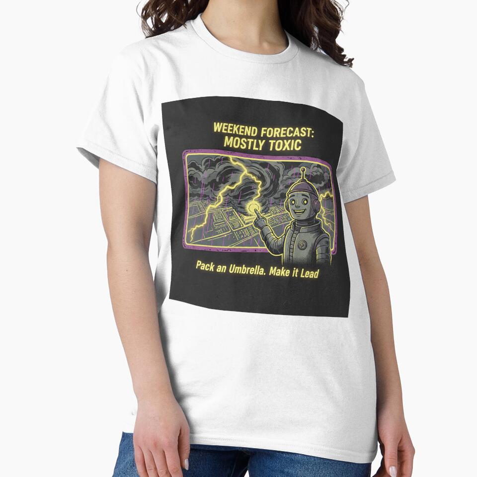 Retro Futuristic Toxic Weather Forecast Illustration by SavinMercantile