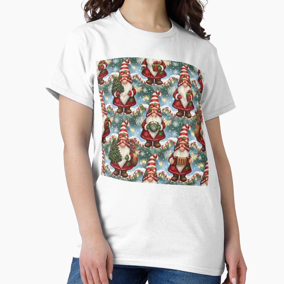 Christmas Gnomes with Gifts & Cocoa by Fabricbella