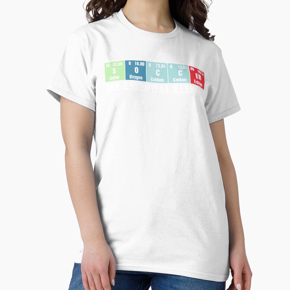 Soccer The Essential Element Periodic Table by Sinful Charm