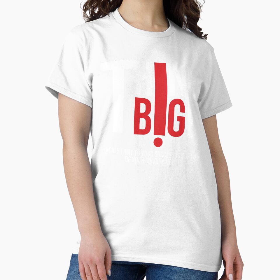 Think Big Minimalist Quote Text by BaliChili