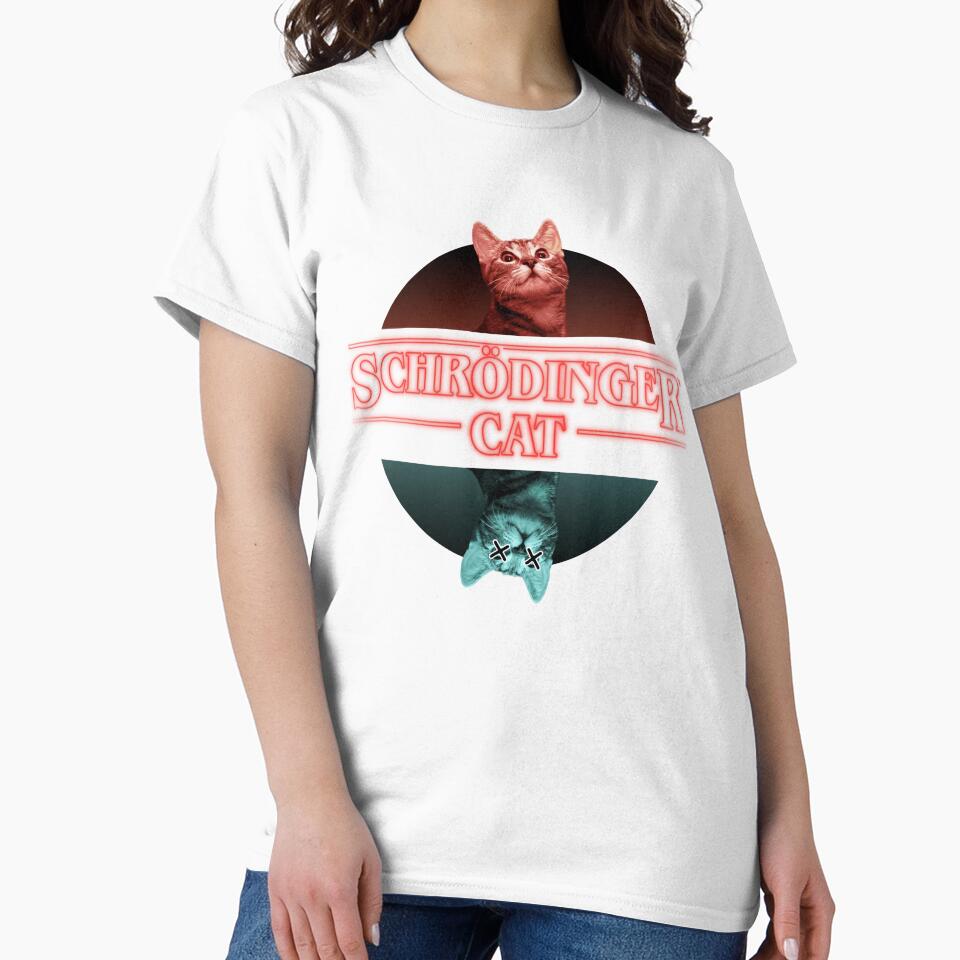Schrödinger’s Cat – Science Humor Neon Style by GosiaArtGarden
