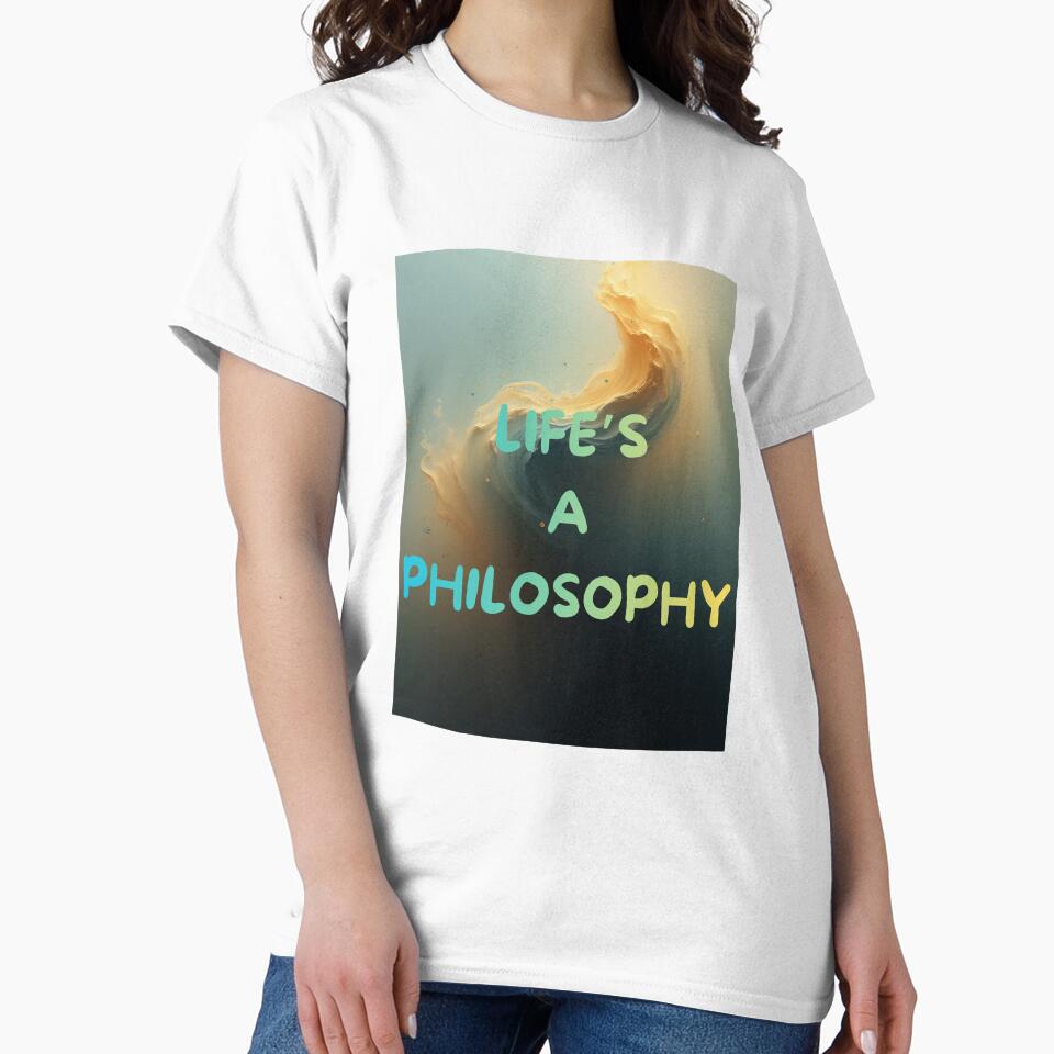 Life's a Philosophy Minimalist T-Shirt by axiksa10