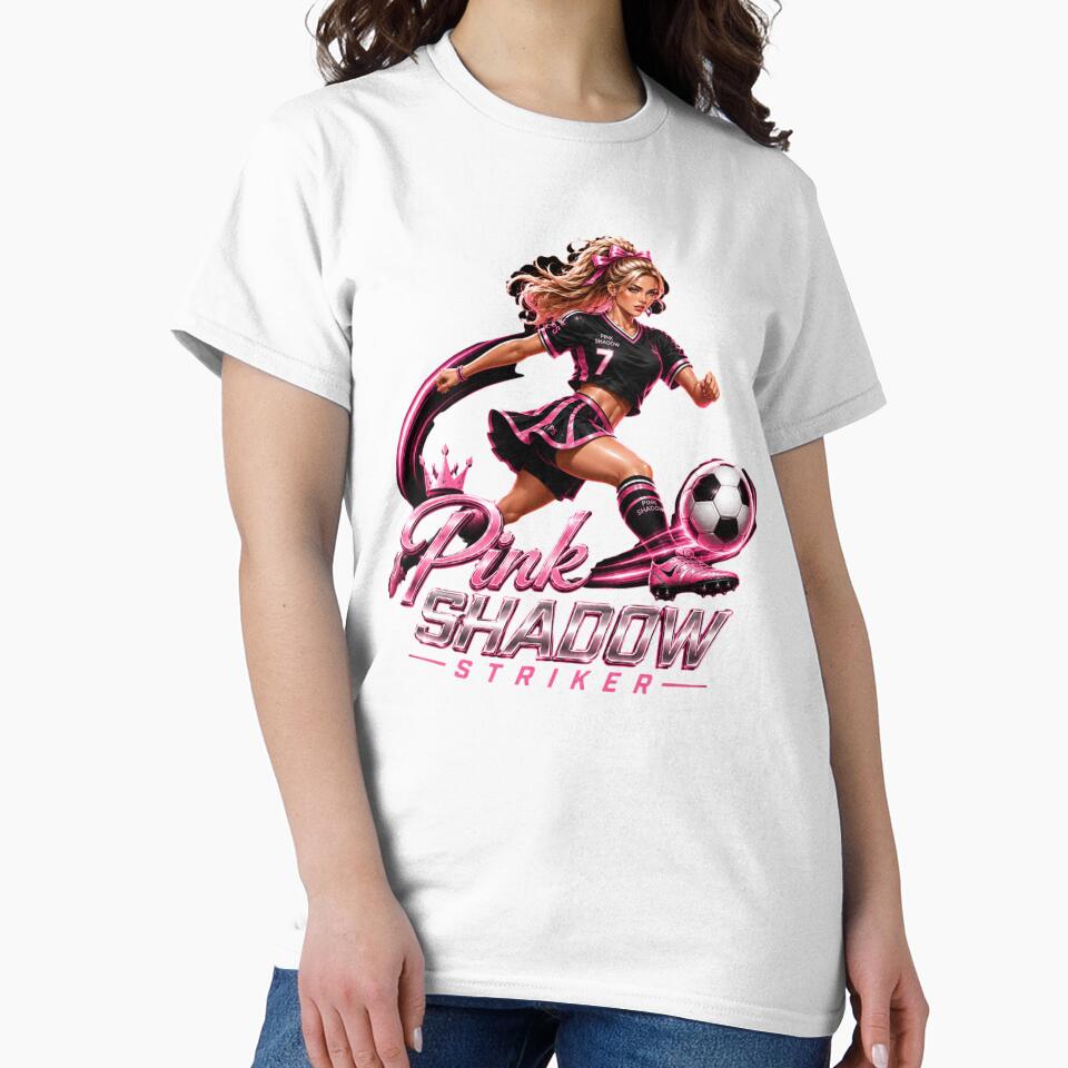 Feminine Football Aesthetic Pink Shadow Shirt by Prime legend