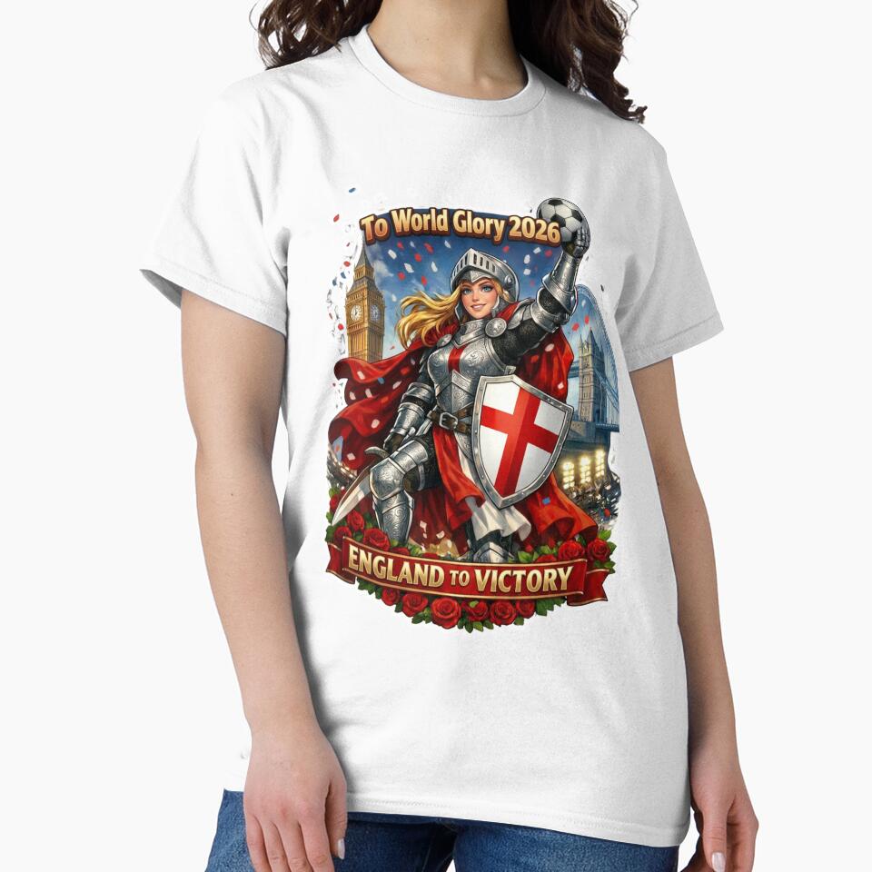 England Football Knight Victory 2026 by Retro Arabica