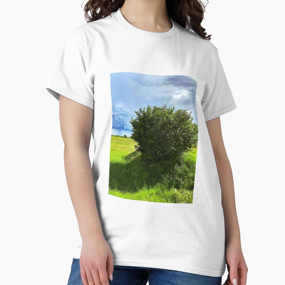 Nature Green Grass Tree Sky Clouds Italian Landscape by eleonoraingrid