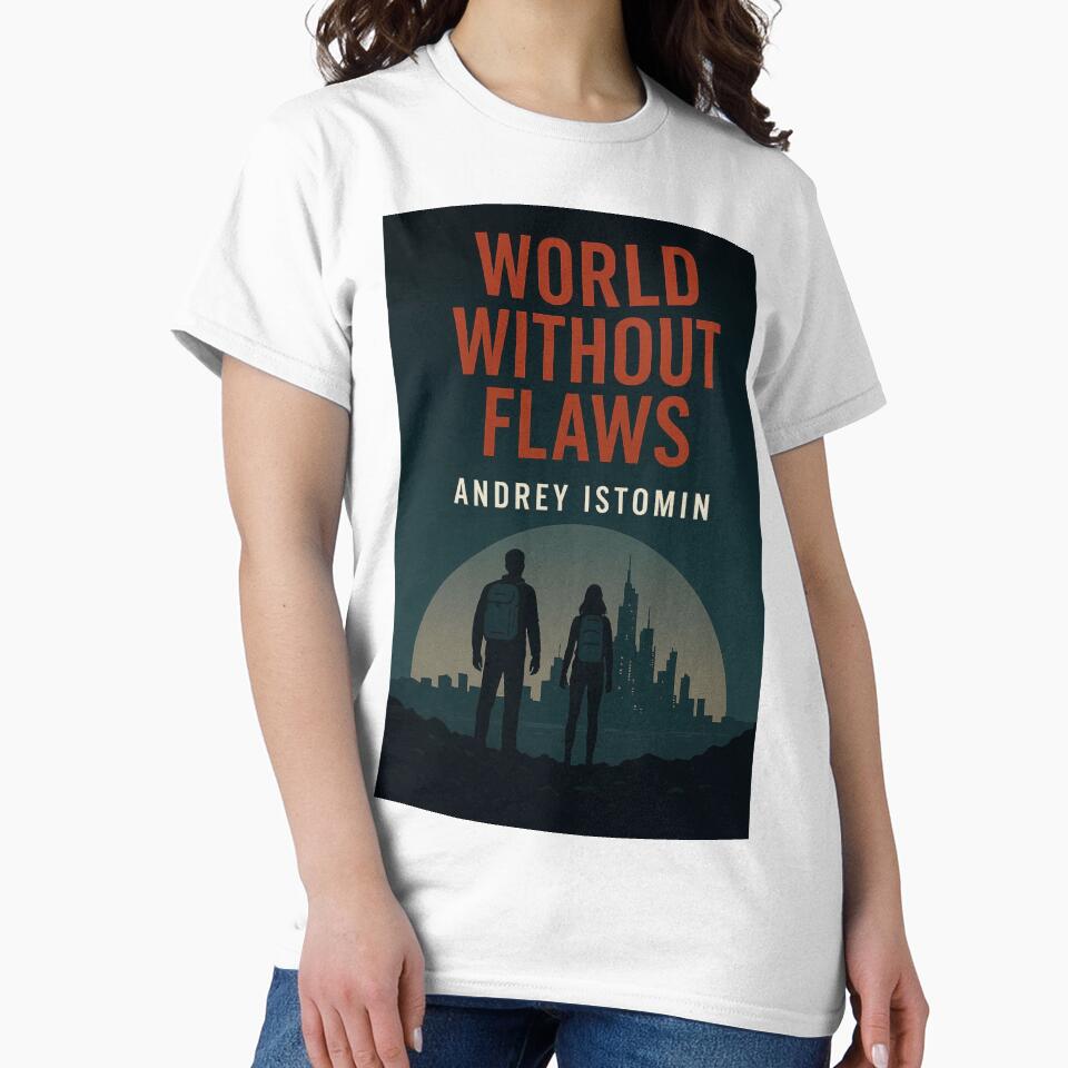 World Without Flaws Cover Design Dystopian Sci-Fi Series by Elizarfa