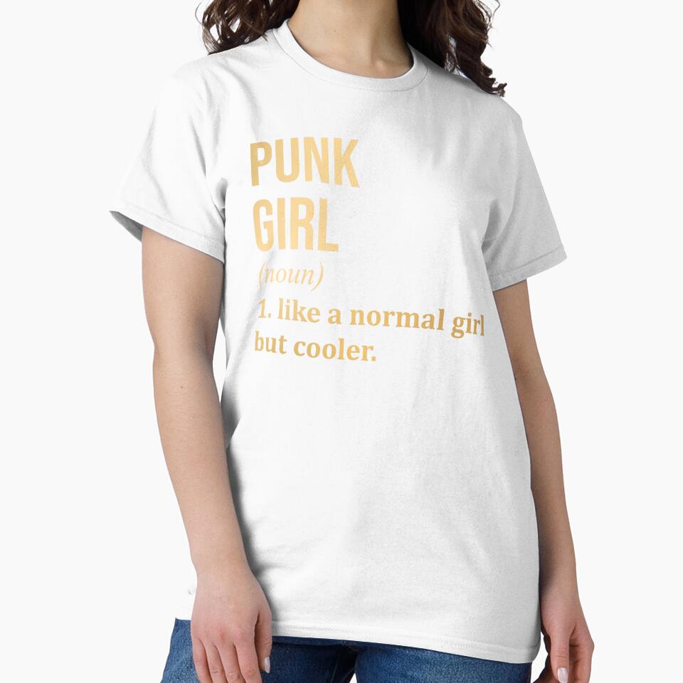 Punk Girl Definition Punk in Gold by XCIV
