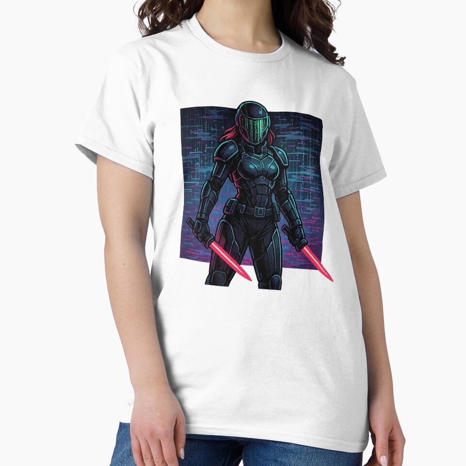 Huntrix – Cyberpunk Hunter Heroine by ravinduyas