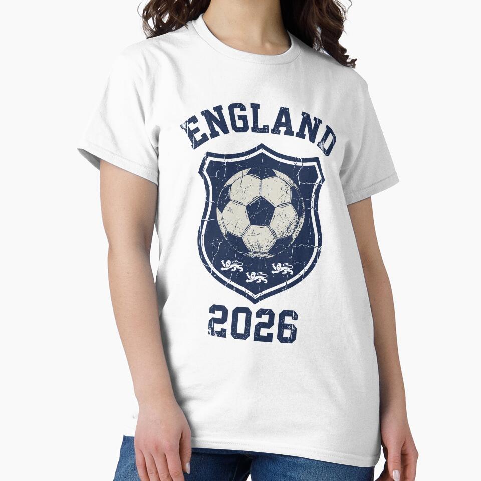 Vintage England 2026 Soccer Fan Sports Graphic by Imaginationbeyond