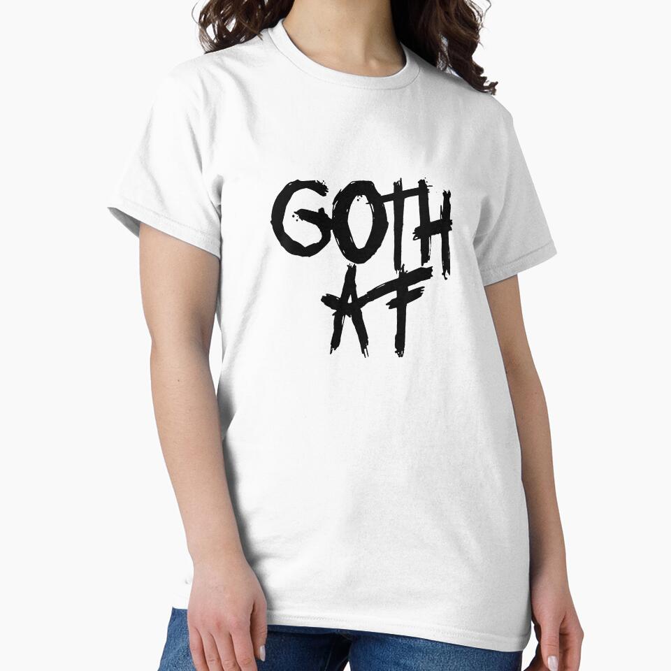 Goth AF - Black by SerpentSkyArts