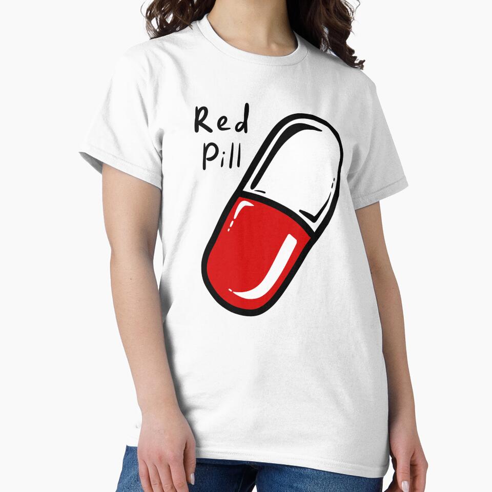 Wake Up Reality Red Pill Graphic Art by LYAN-STORE