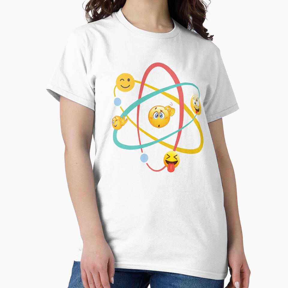 Fun scientific design: Atom   with a meme face by StyleFused