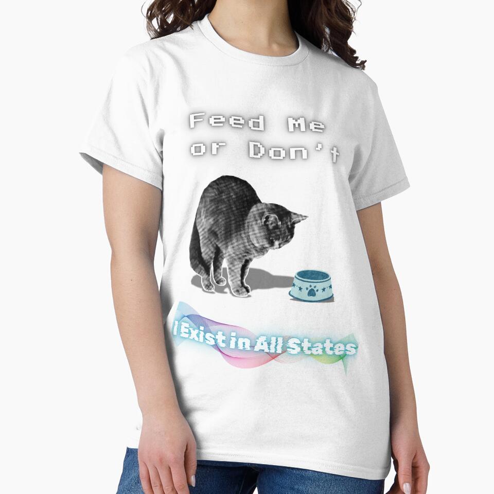 Schrödinger’s Cat Quantum Humor by E20STUDIO