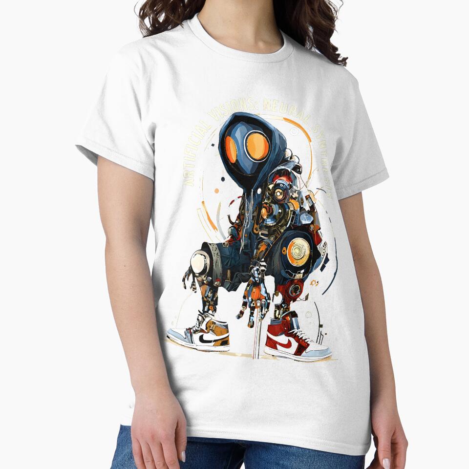Artificial Visions Neural Synthesis Cyberpunk Robot by AbcDigs Studio