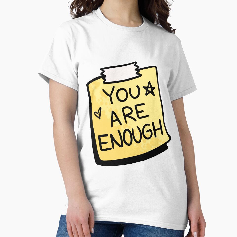 You Are Enough Post-It by hilaomart