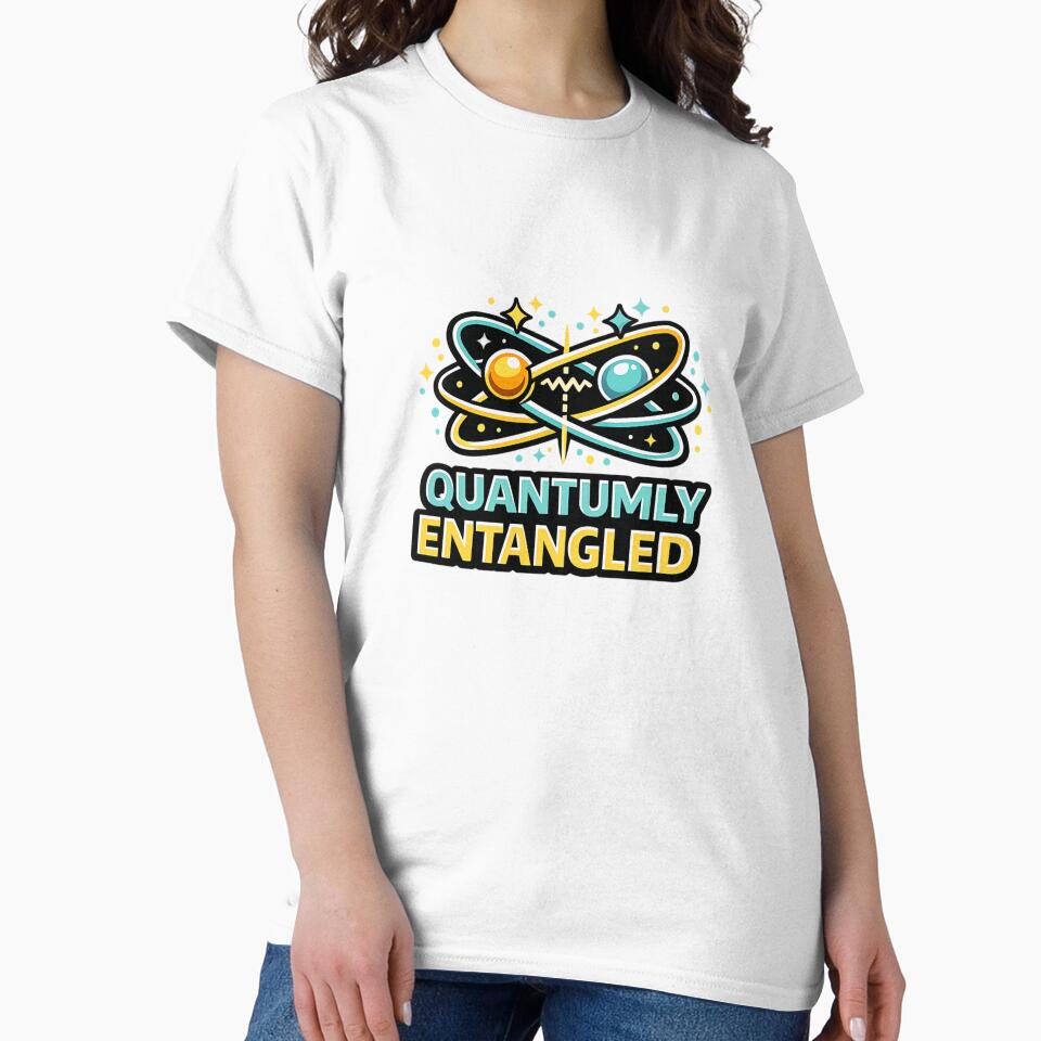 Quantumly Entangled Physics Design by Tender Flower Clothing