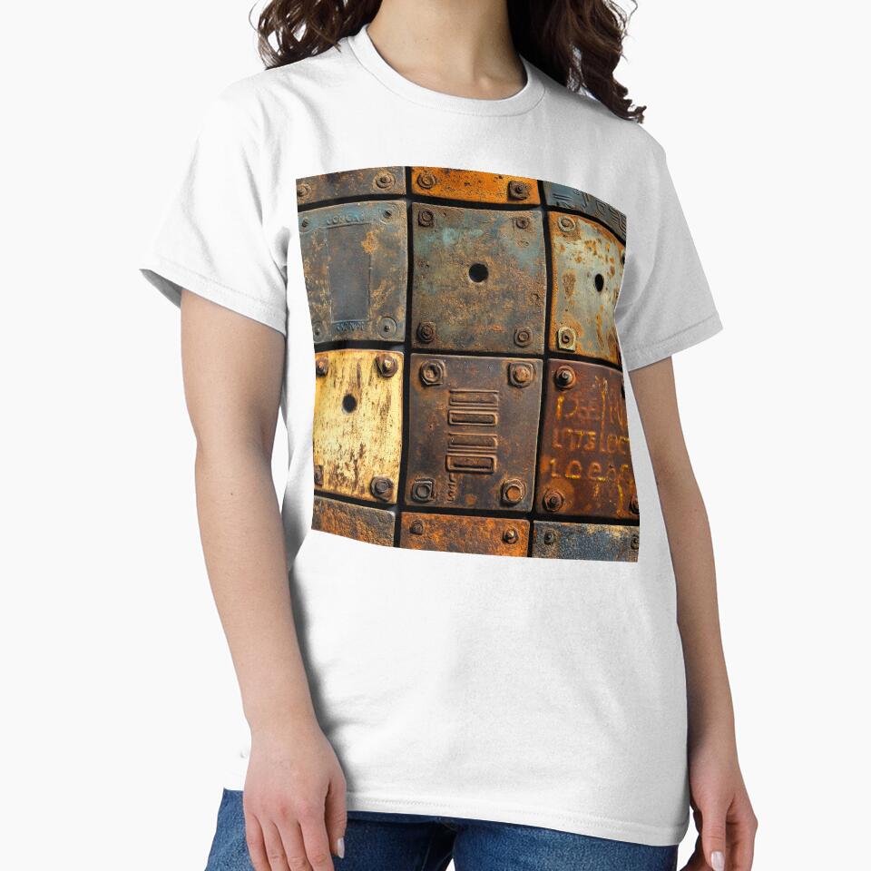 Chic Industrial Urban Rusted Colors Metallic-Like Designs by DEC02