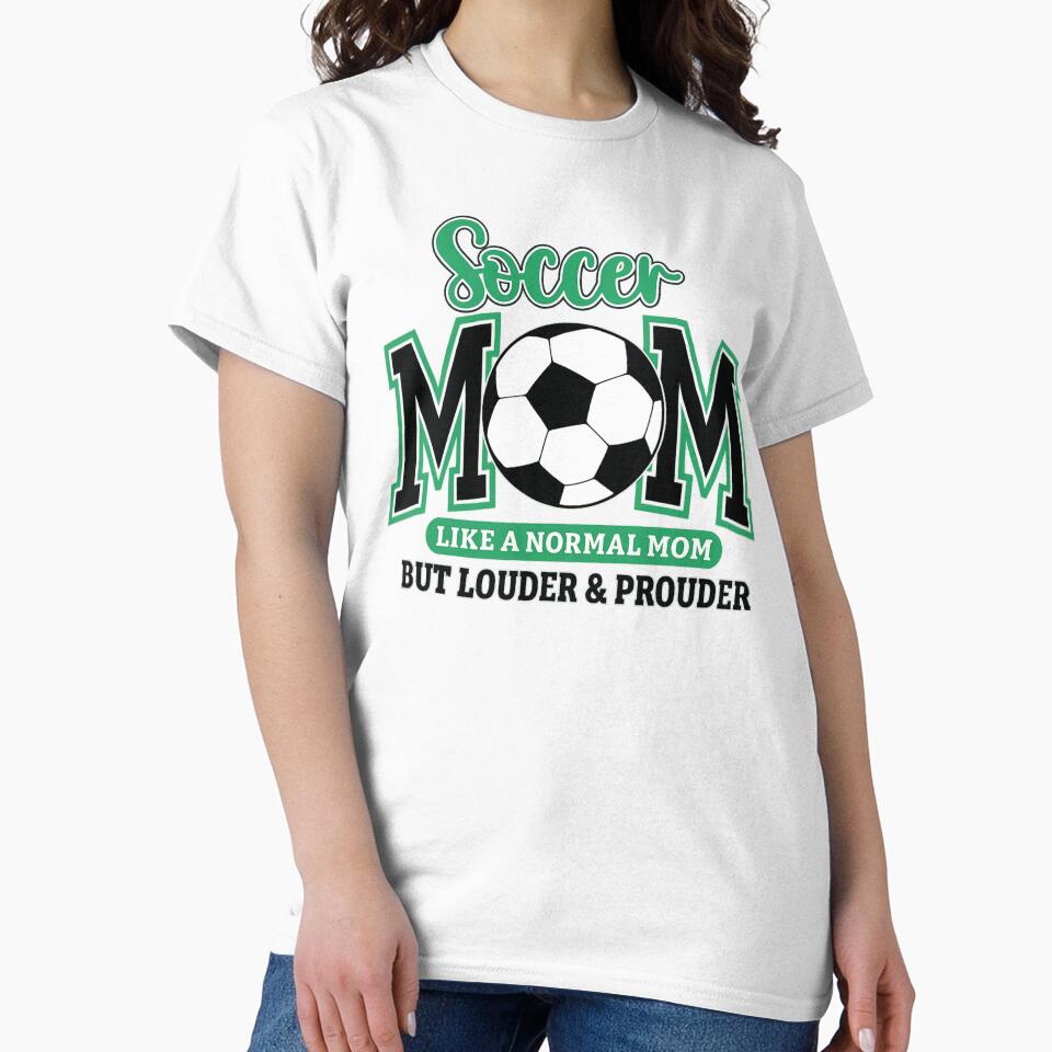 Soccer Mom Loud and Proud Typography Design by haitrieuic96