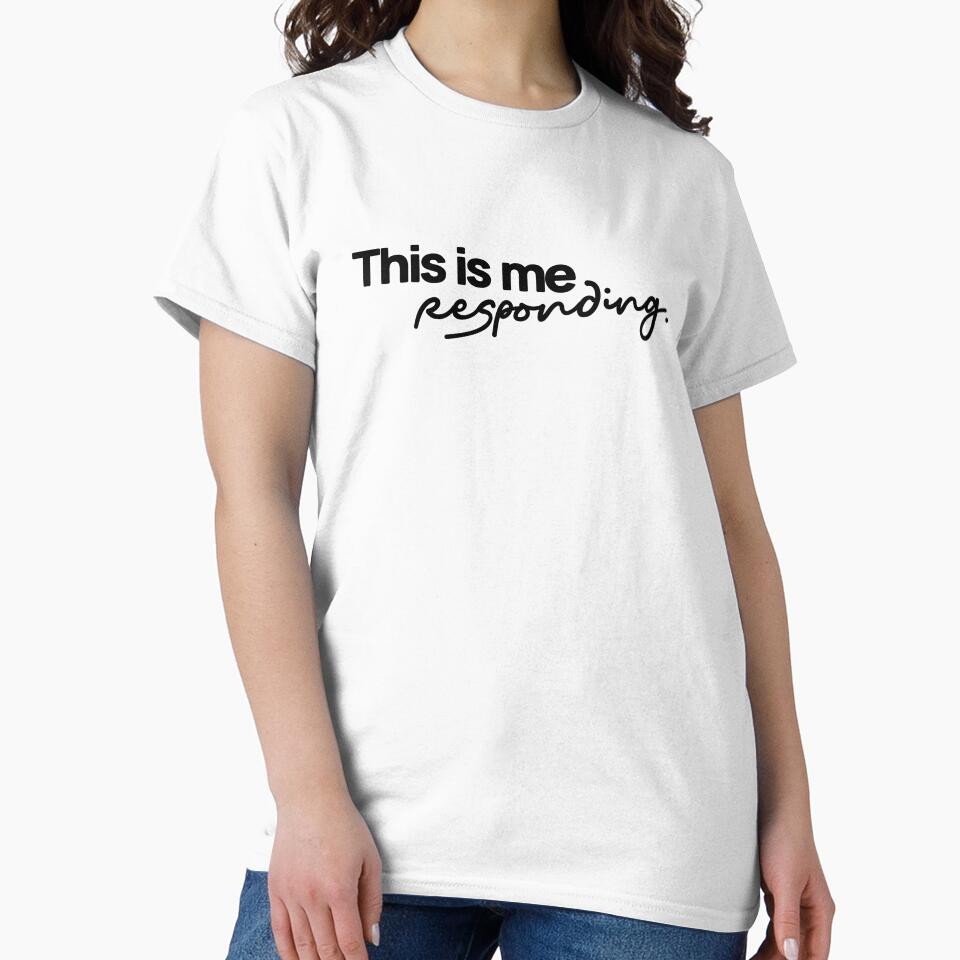 This Is Me Responding Quote Design | Minimalist Typography Digital Download | Quiet Boundary Text Art | Modern Quote Graphic by Gemma A  Summers