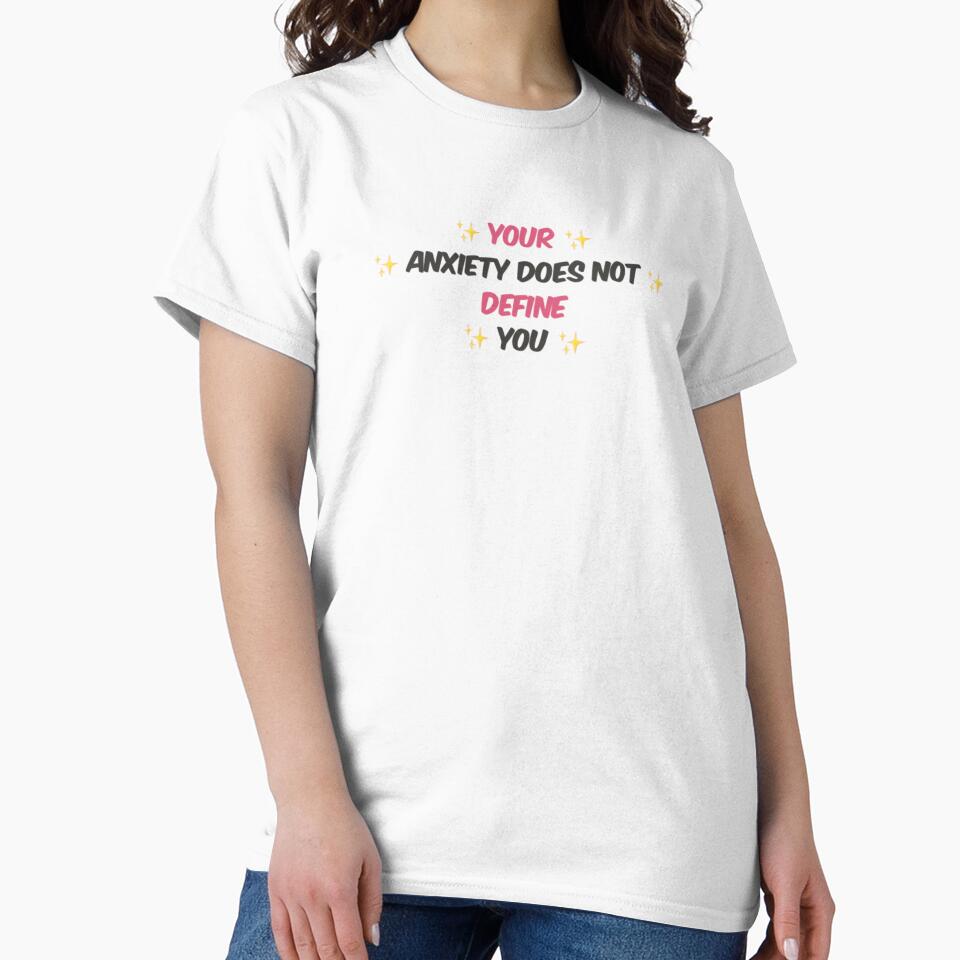 anxiety, metal health motivation, anxiety affirmation, anxiety graphic slogan by MarJul