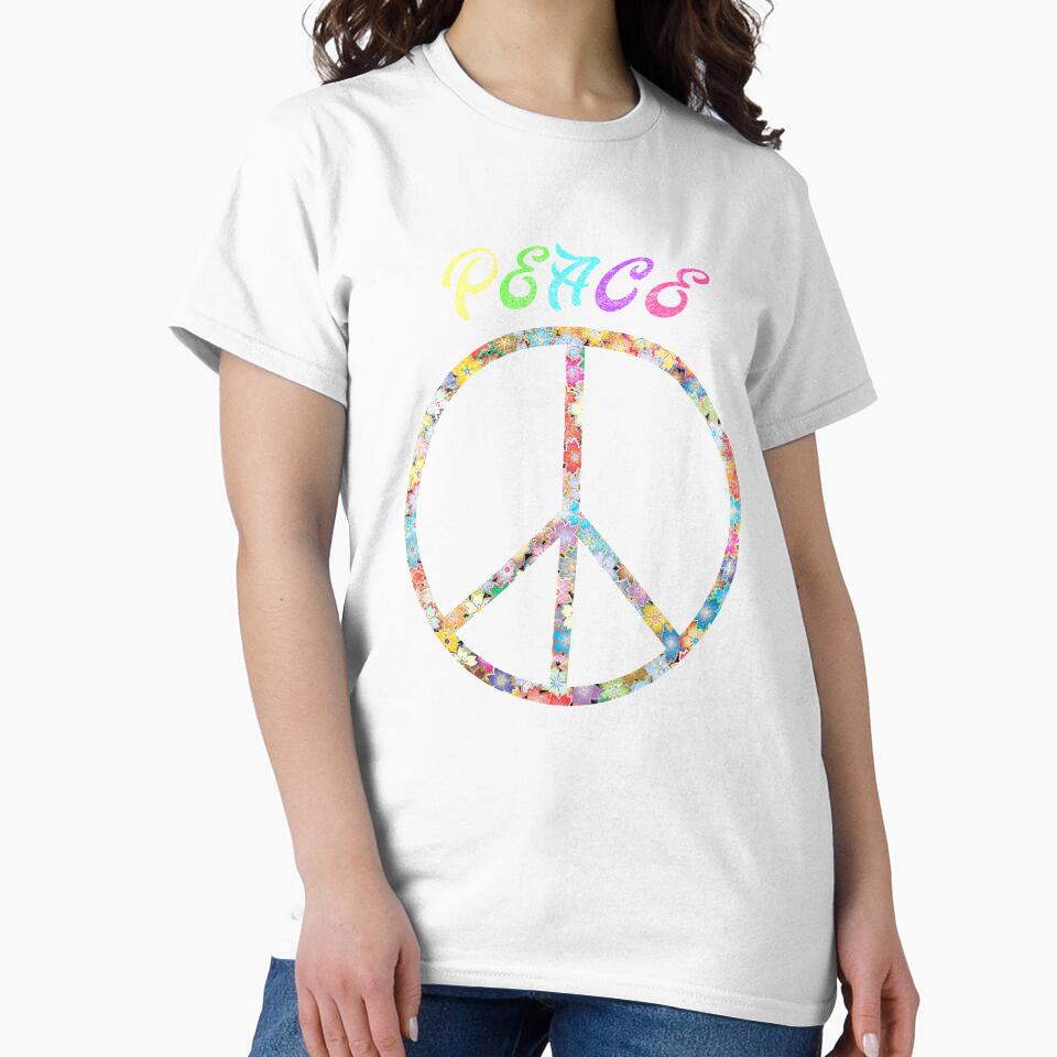 Peace Sign, Peace Symbol, Hippie, Colorful Gift by Kuma518