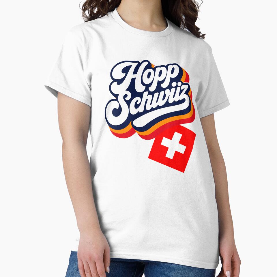 Hopp Schwiiz Go Switzerland Swiss Flag Sports Fan by AntiqueImages