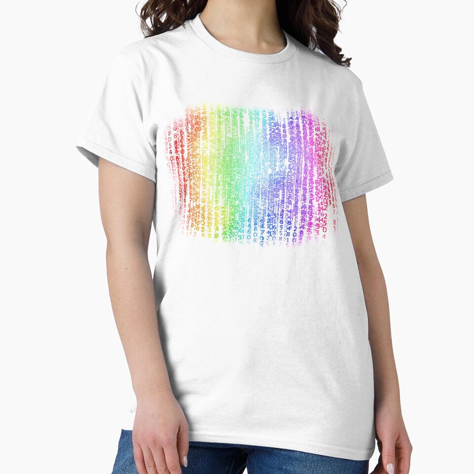 Matrix Code Rainbow Security Geek Web by Jolly-Yosei