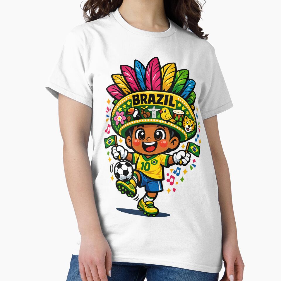 Brazil Football Soccer Mascot | Carnival football tournament Fan Art 2026 by Youngkev-arts