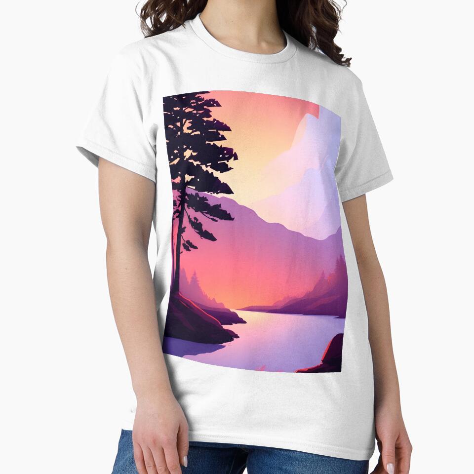 Bring the Beauty of Trees and Mountains into Your Home with Our Stunning Minimalist Art Prints by supeart