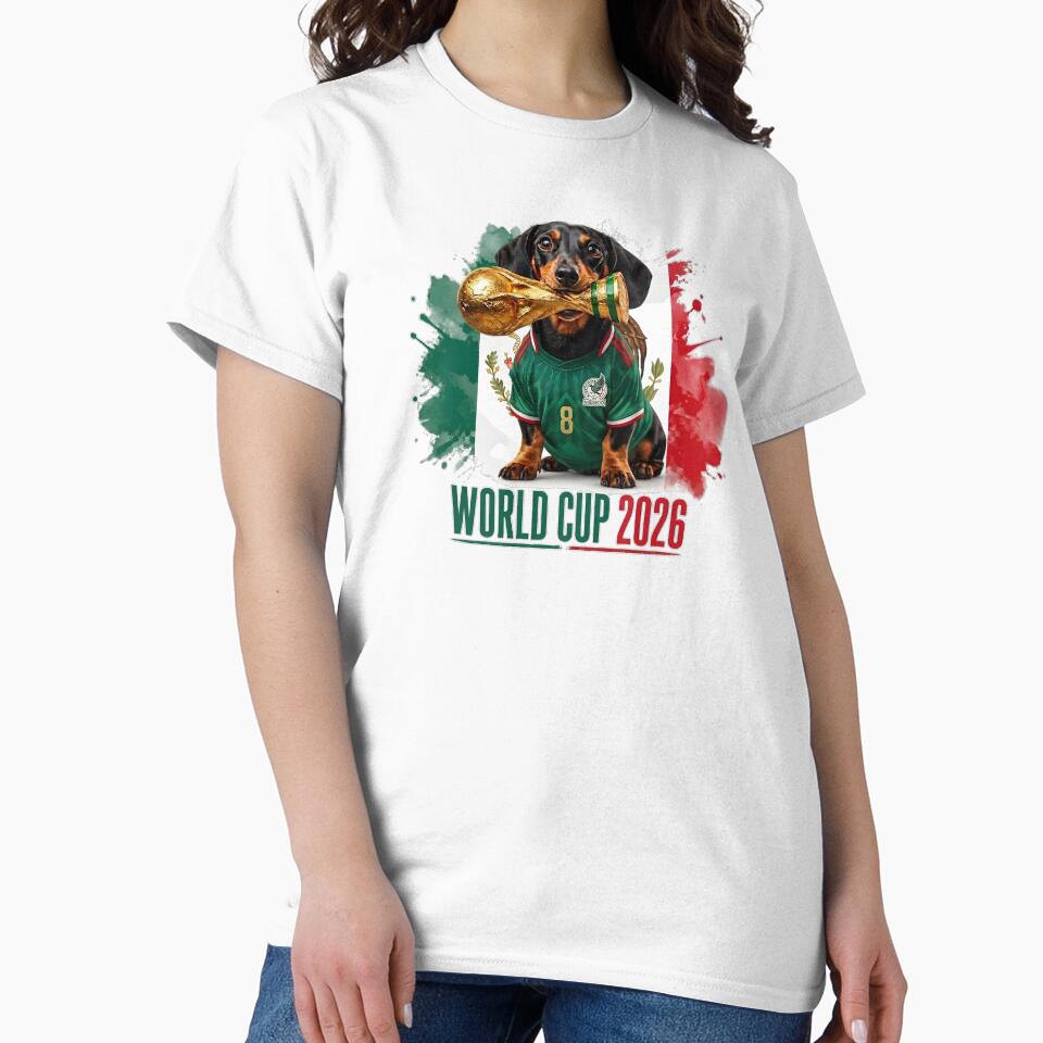 Dachshund Mexico World Cup 2026 by Jack n' Sally's