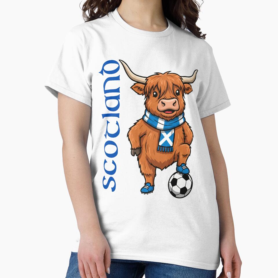 Scotland Soccer Highland Cow Football Fan - Game Supporter Scottish Team by BeaverFriends