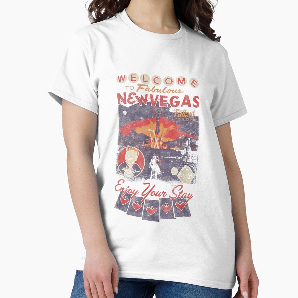 Retro Post-Apocalyptic Vegas Fan Art – Vintage Wasteland Illustration by Wear the Art