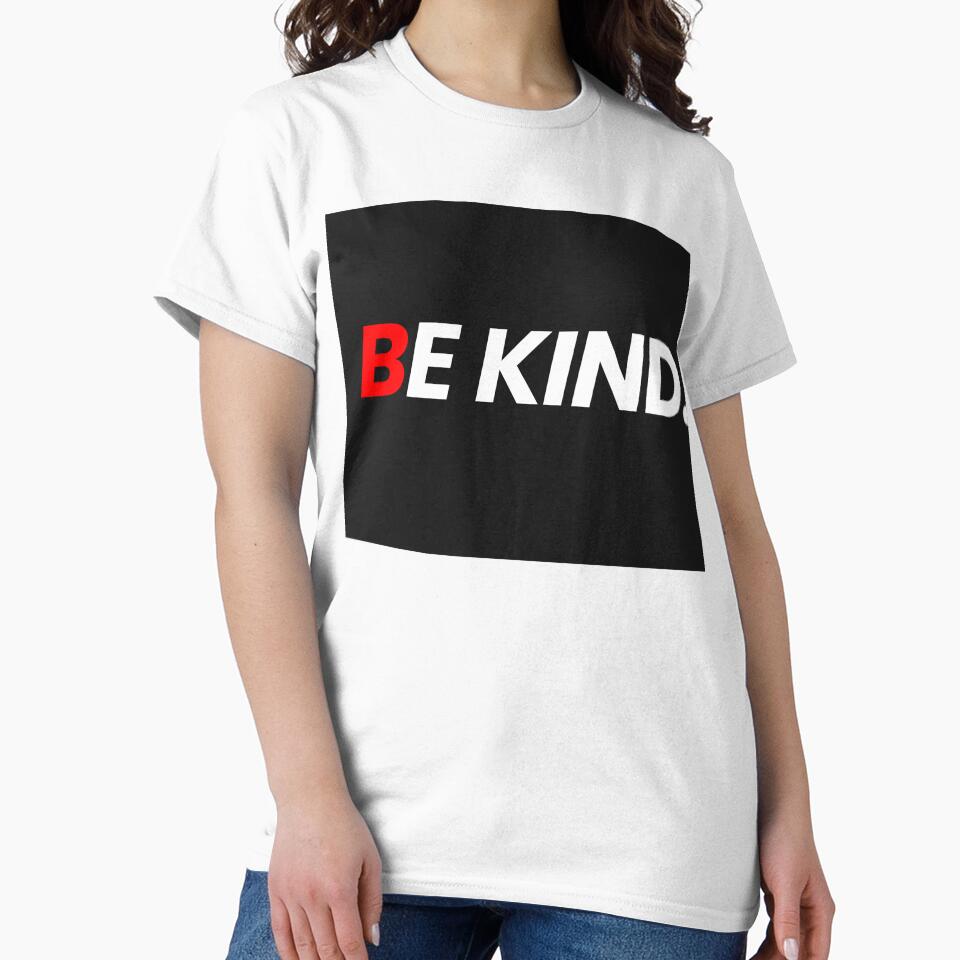 BE KIND – Minimalist Motivational Text Design by DGK4ink