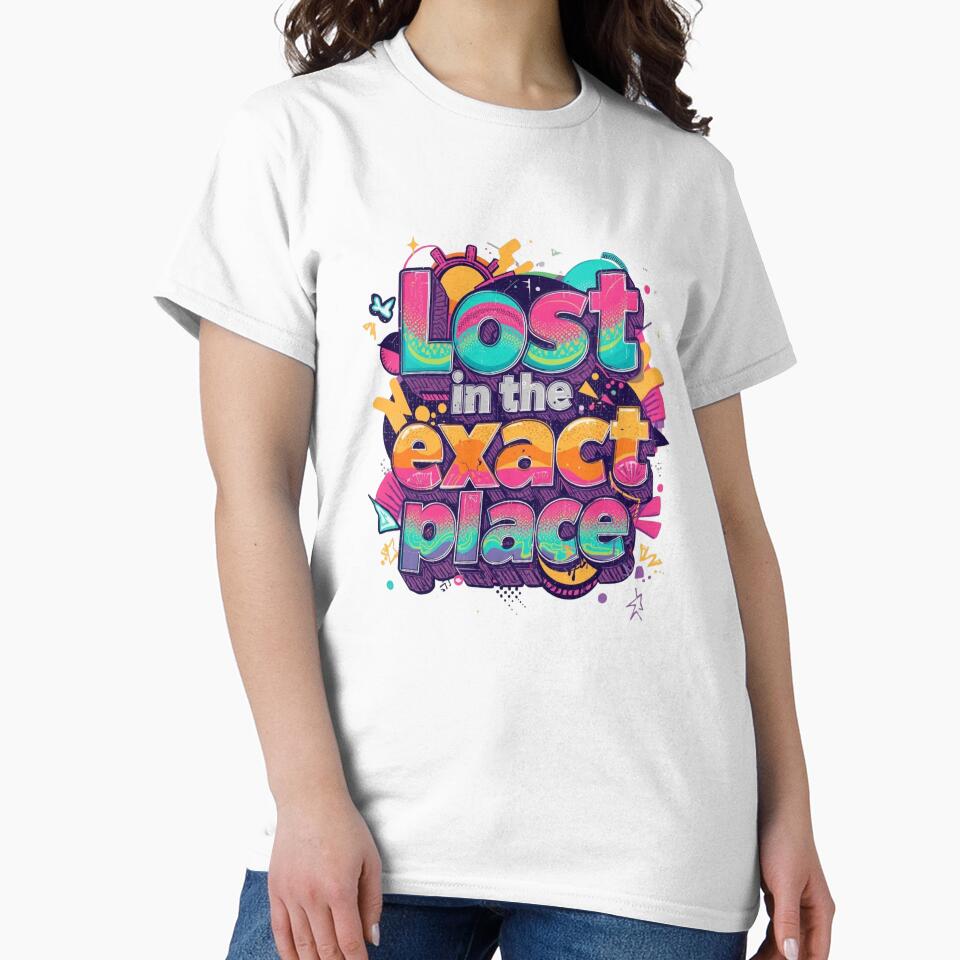 Lost in the Exact Place Abstract Philosophy Quote by CleanDecor