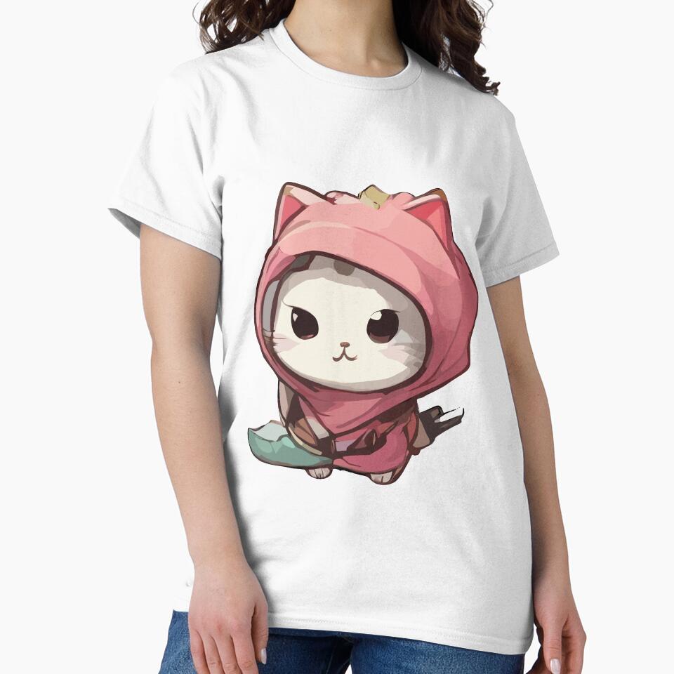 cute kawaii ninja cat with japanies style by DunuStore