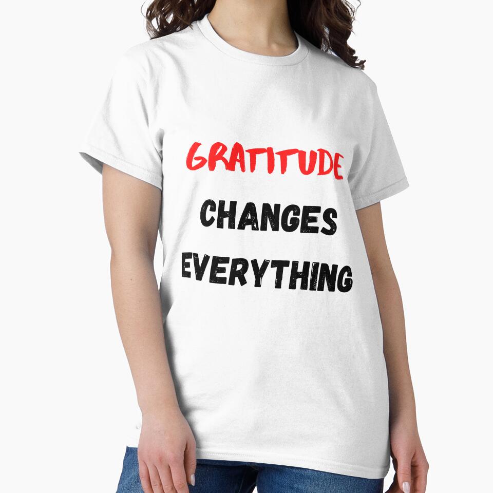 Inspirational Saying | Gratitude Changes Everything Quote About Life by Salman Hino