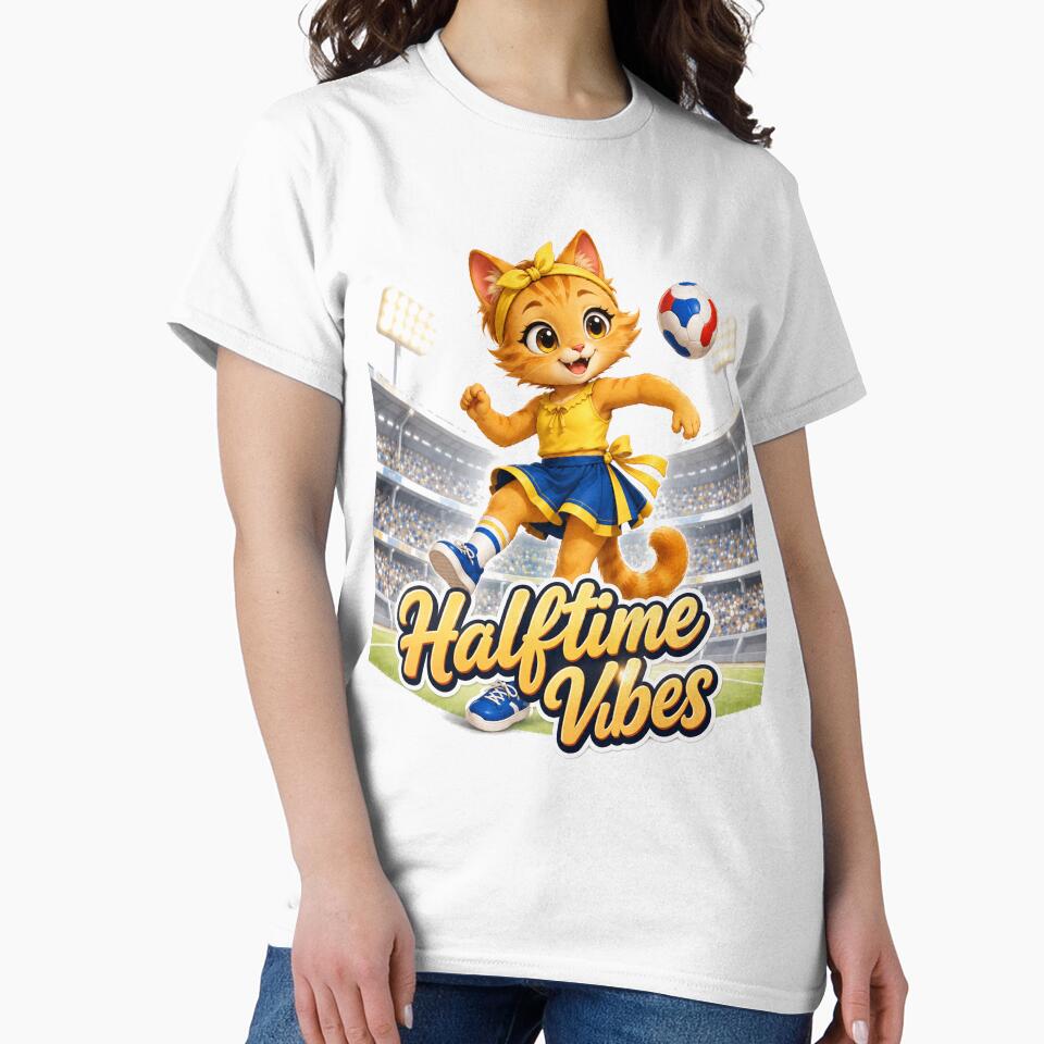 Halftime Vibes Soccer Cat by yasmh