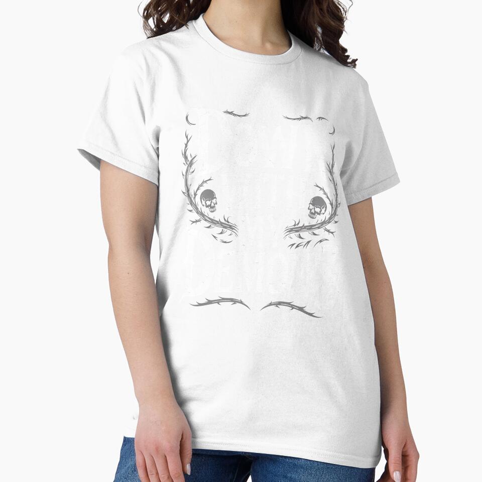 Down With My Demons Dark Humor Gift for Goths by Say It With Ink