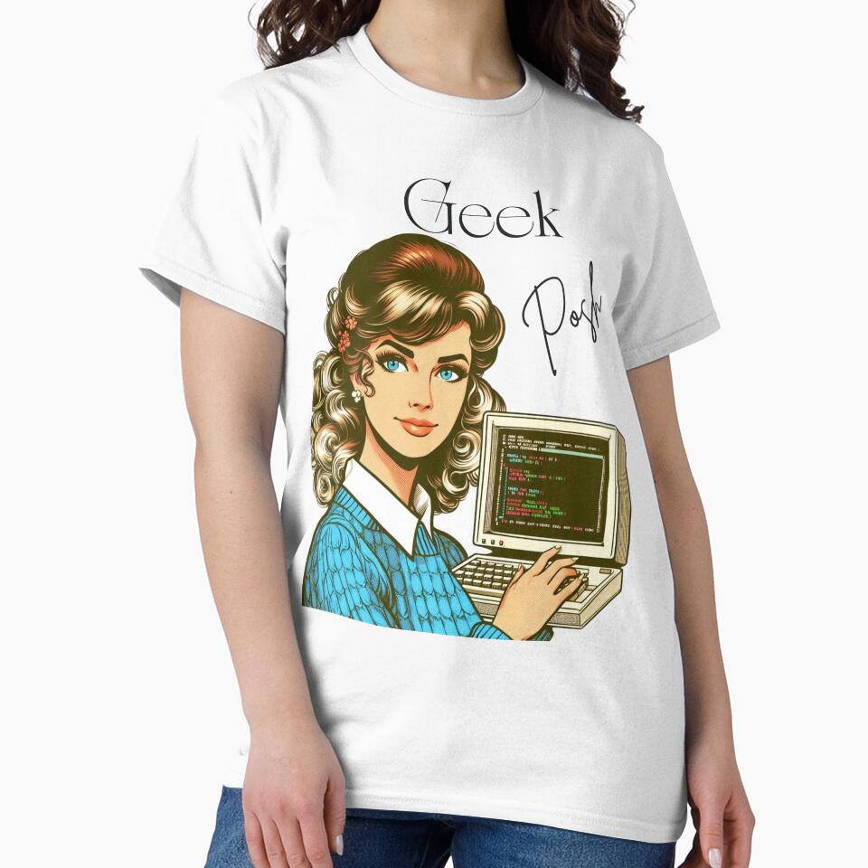 Geek Posh: Where Brains Meet Style Tshirt by CottageGingham