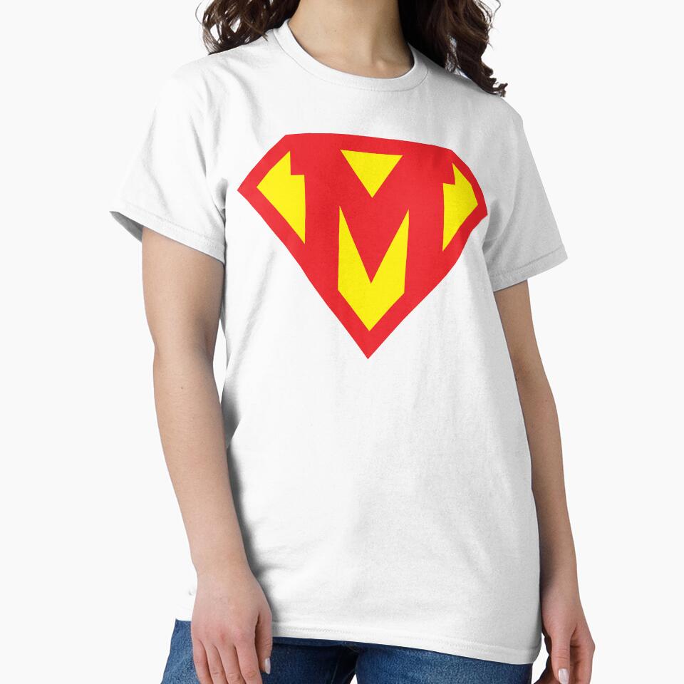 Letter M Superhero Symbol by Elvin Dantes