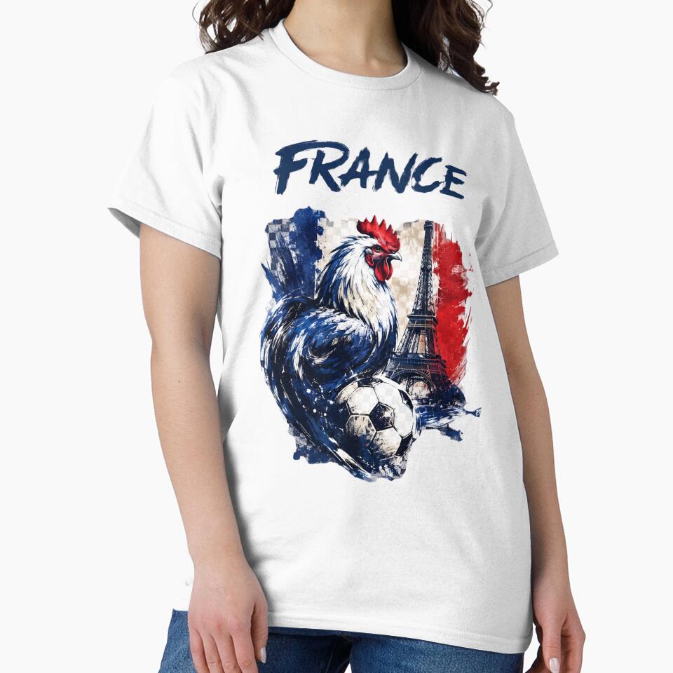 France Football Legacy – Rooster Power French Soccer Fan Design by SzymonC000zyArt