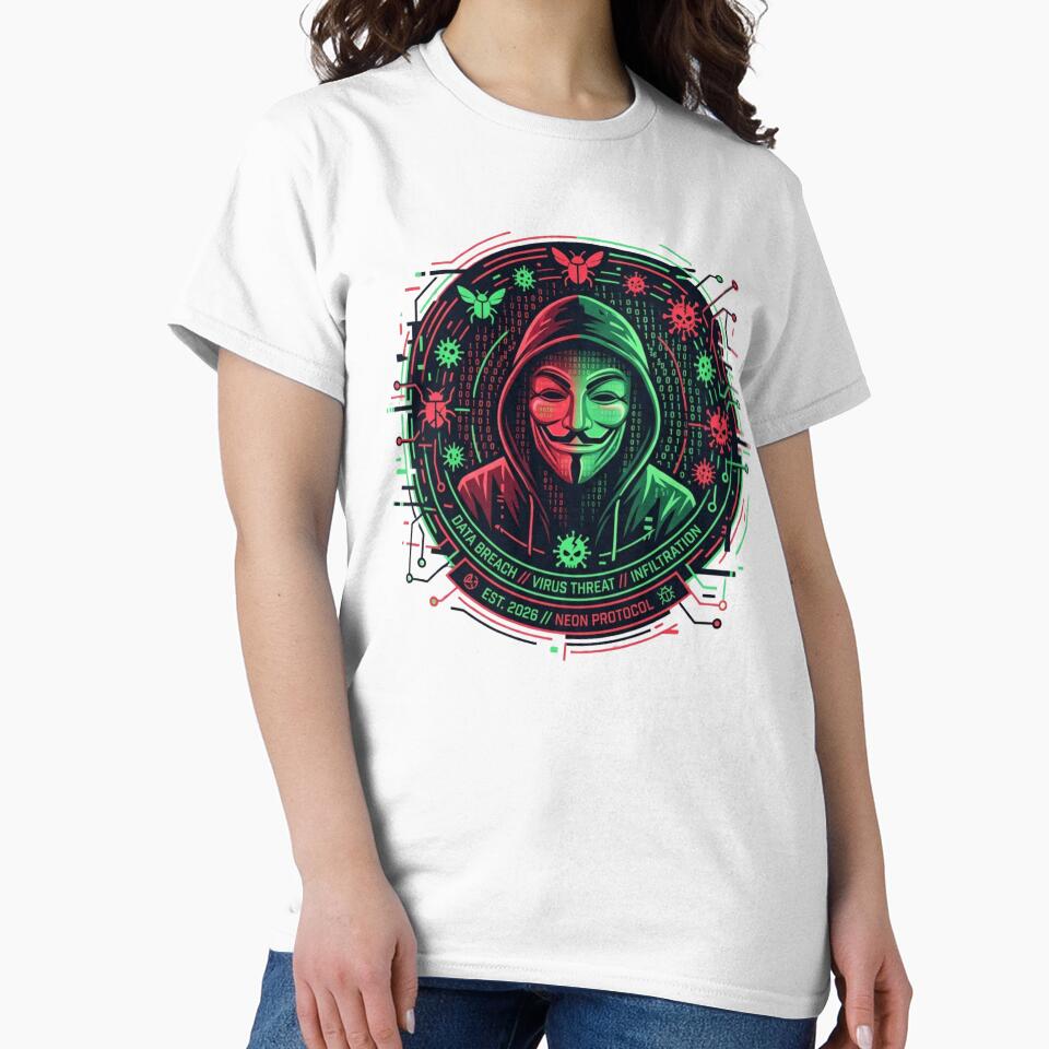 Virus Infiltrator Hacker Anonymous Shirt by KurtByteStudio