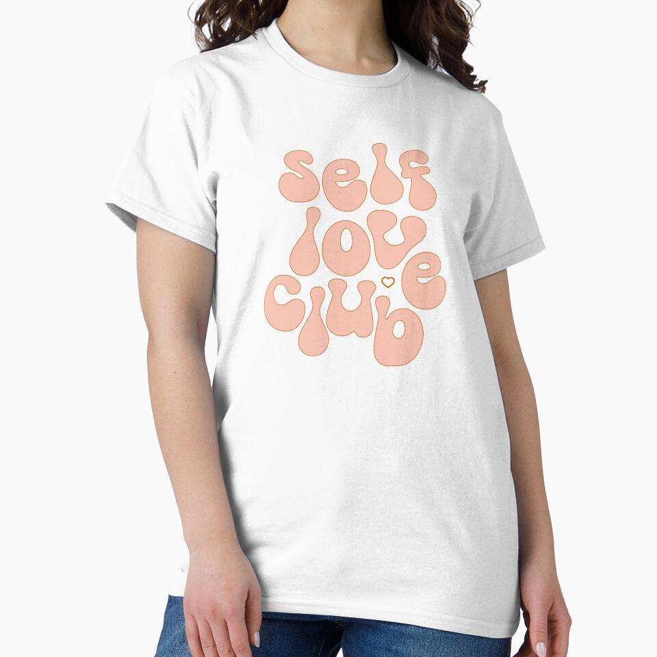 Self Love Club Groovy Affirmation by bykirstco