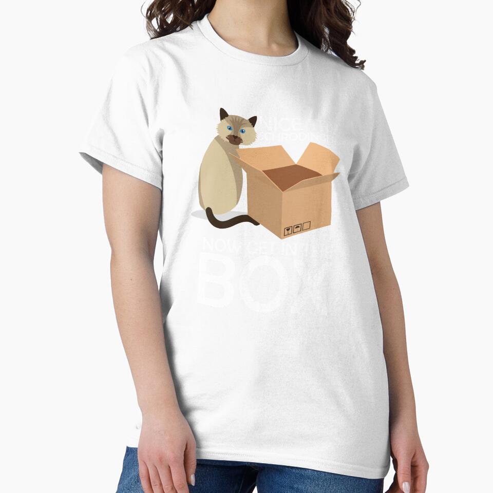 Nice Try Schrodinger Cat Quantum Physics major teacher gift by hadleydesigns