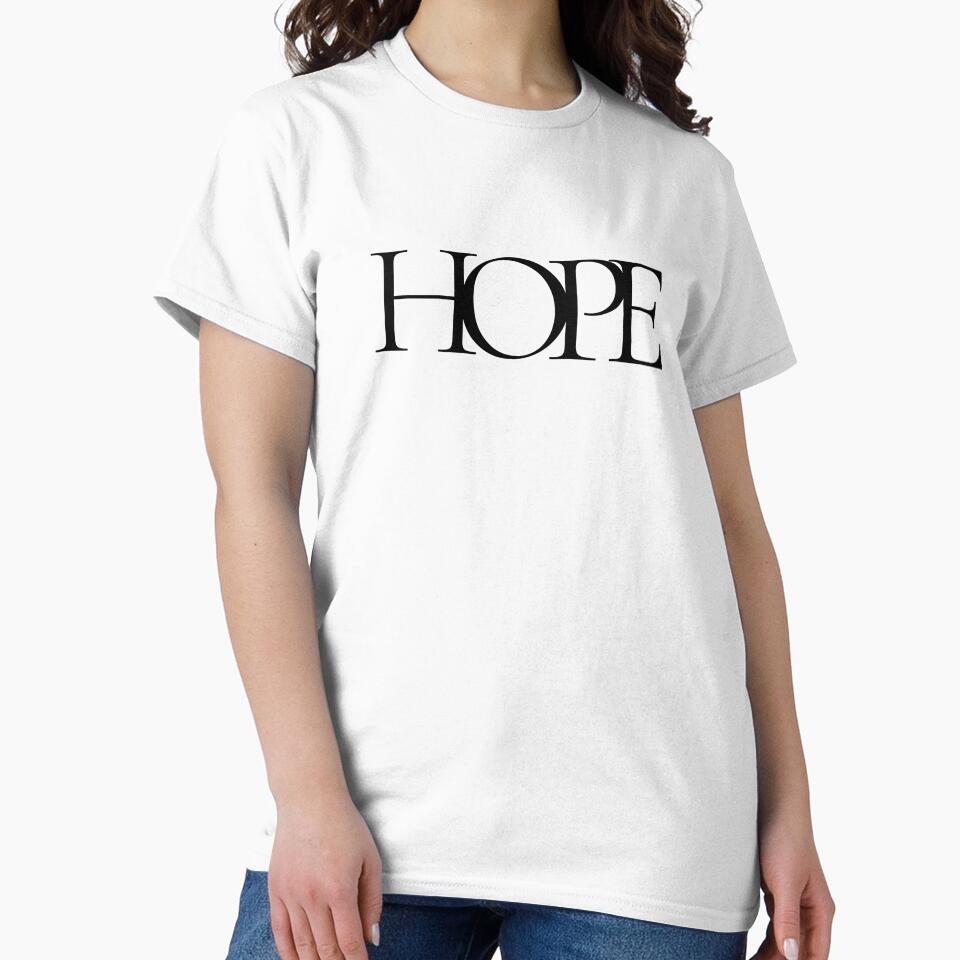 HOPE Minimalist Typography – Positive Word Graphic for Inspire by Interstellar Lotus