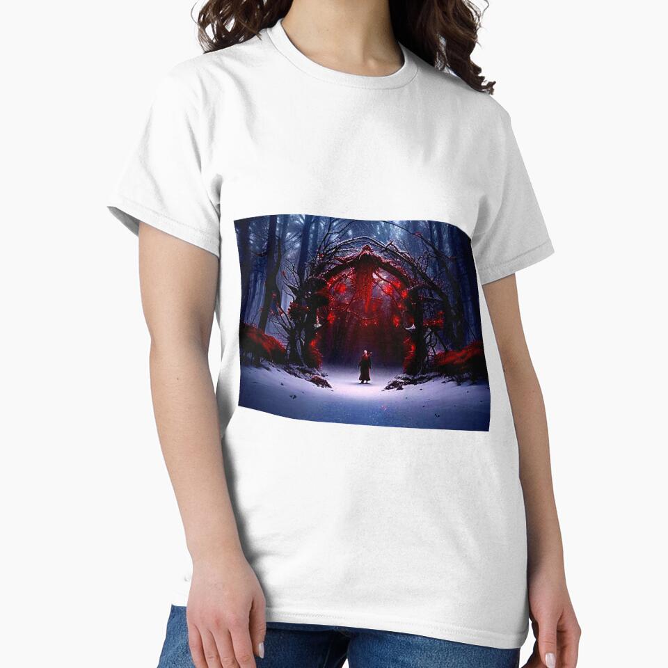 Gothic Winter Wonderland Magic Red Door✨ #gothchristmas by Earth Nature Creations