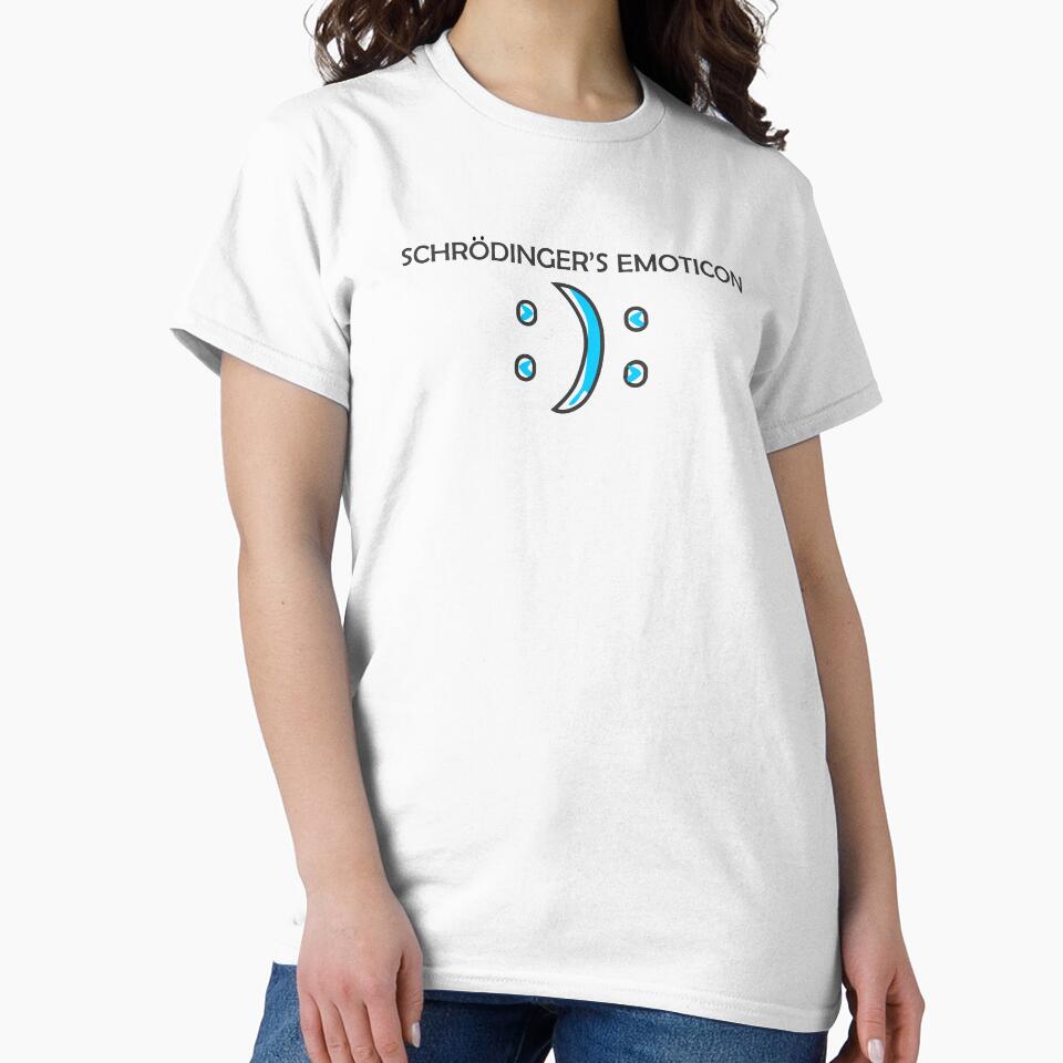 Emoticon Schrodingers Cat Quantum Physics gift for teacher by hadleydesigns