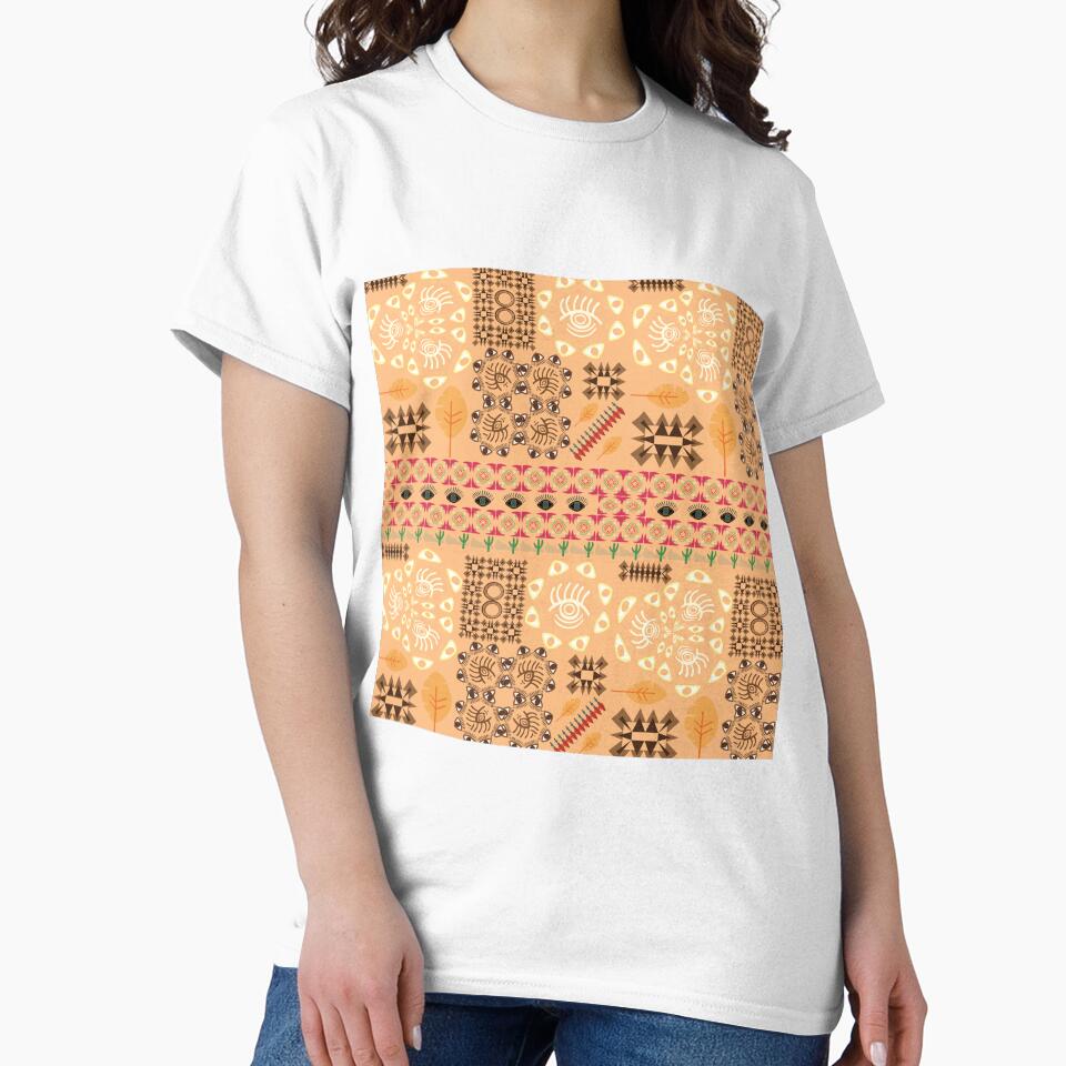 Boho Classic Faux Tribal Pattern by MclaughlinGifts