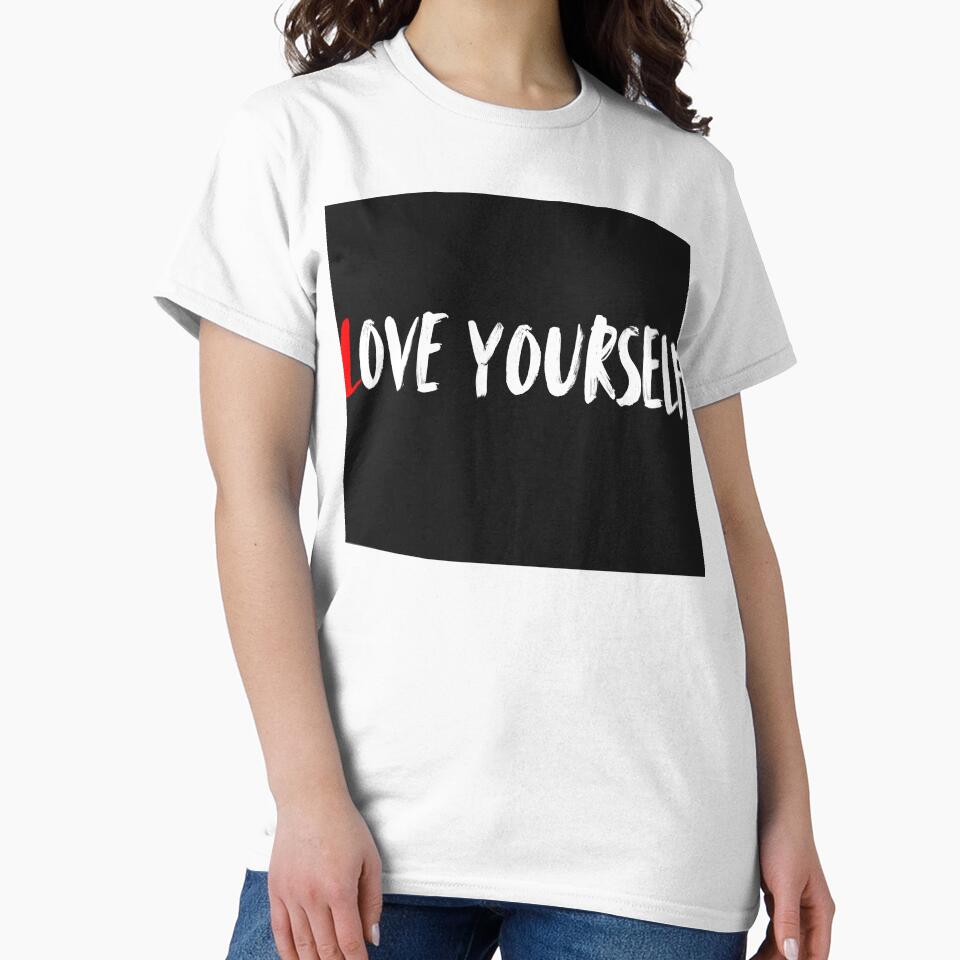 LOVE YOURSELF – Minimalist Self-Love Text Design by DGK4ink