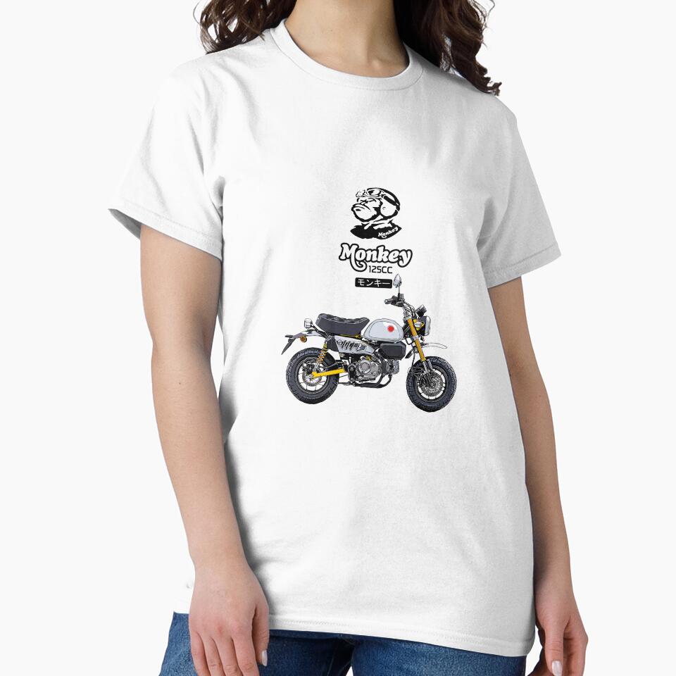 Motorcycle honda monkey art by sketchjuny